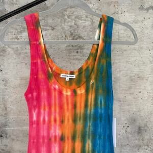 Size S New Cotton Citizen multi-coloured tie-dye midi dress